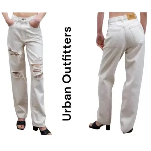 Urban Outfitters BDG High Waisted Baggy Distressed Jeans