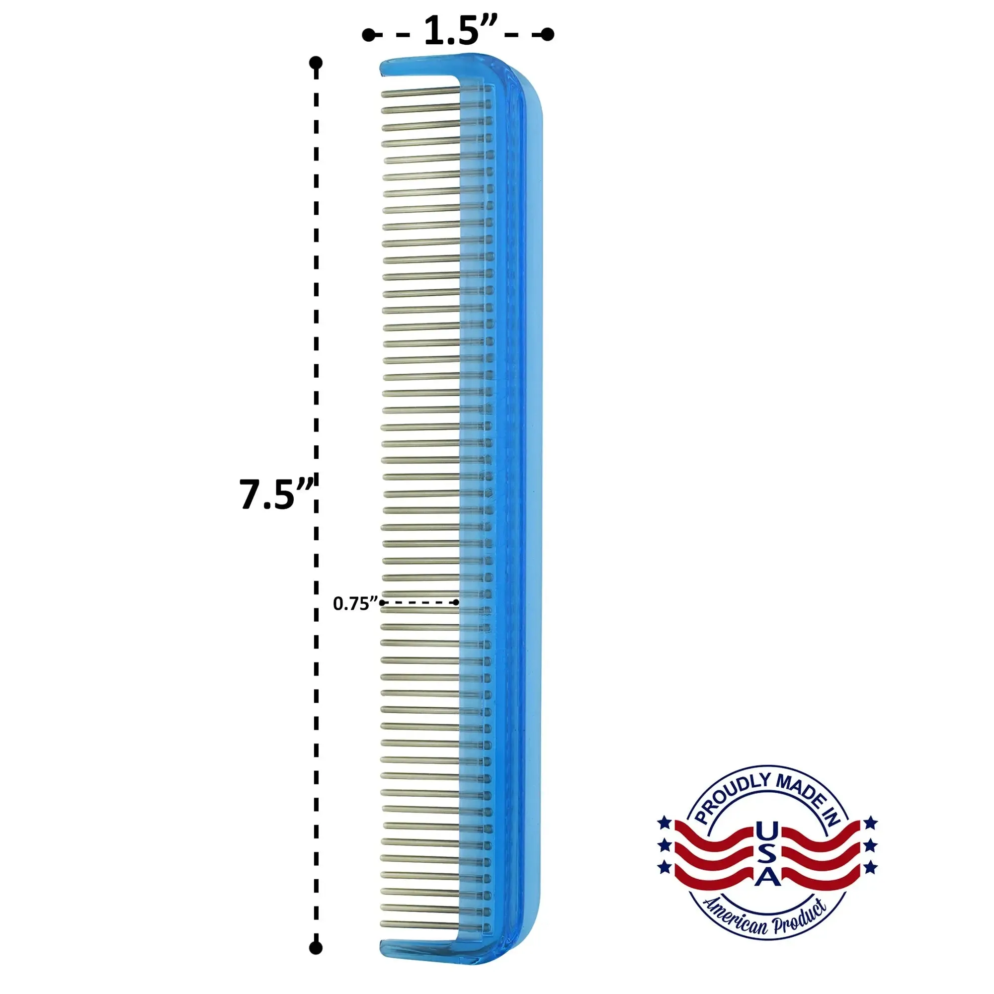 Vanity Comb with Rotating Stainless-Steel Teeth- Customer Favorite!