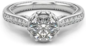 Verragio Pave Diamond Engagement Ring