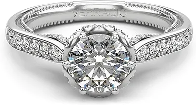 Verragio Pave Diamond Engagement Ring