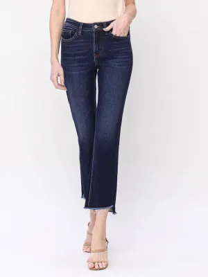 VERVET Motivated High Rise Step Crop Flare