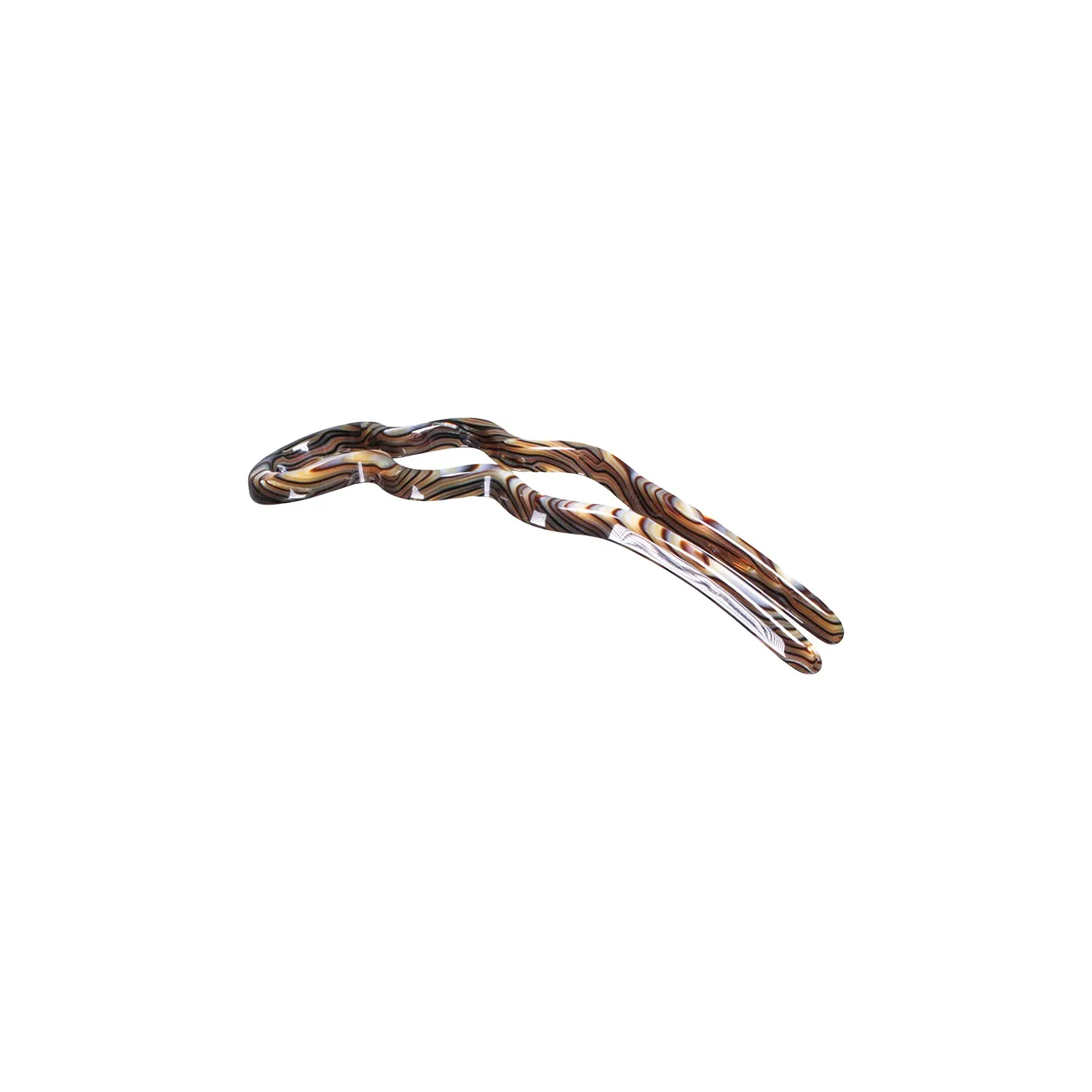 Wiggly Small Onyx Hair Pin Set
