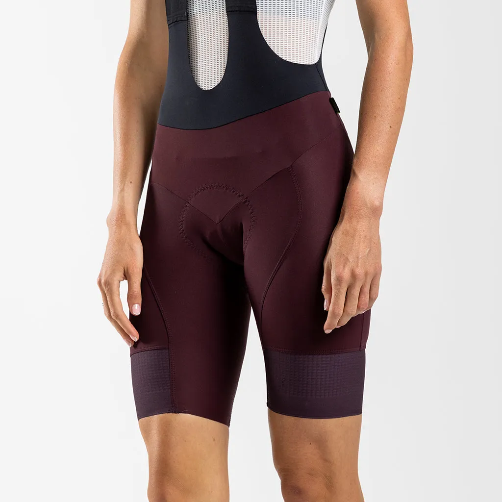 Women's Supremo Pace Bib Shorts (Coffee)