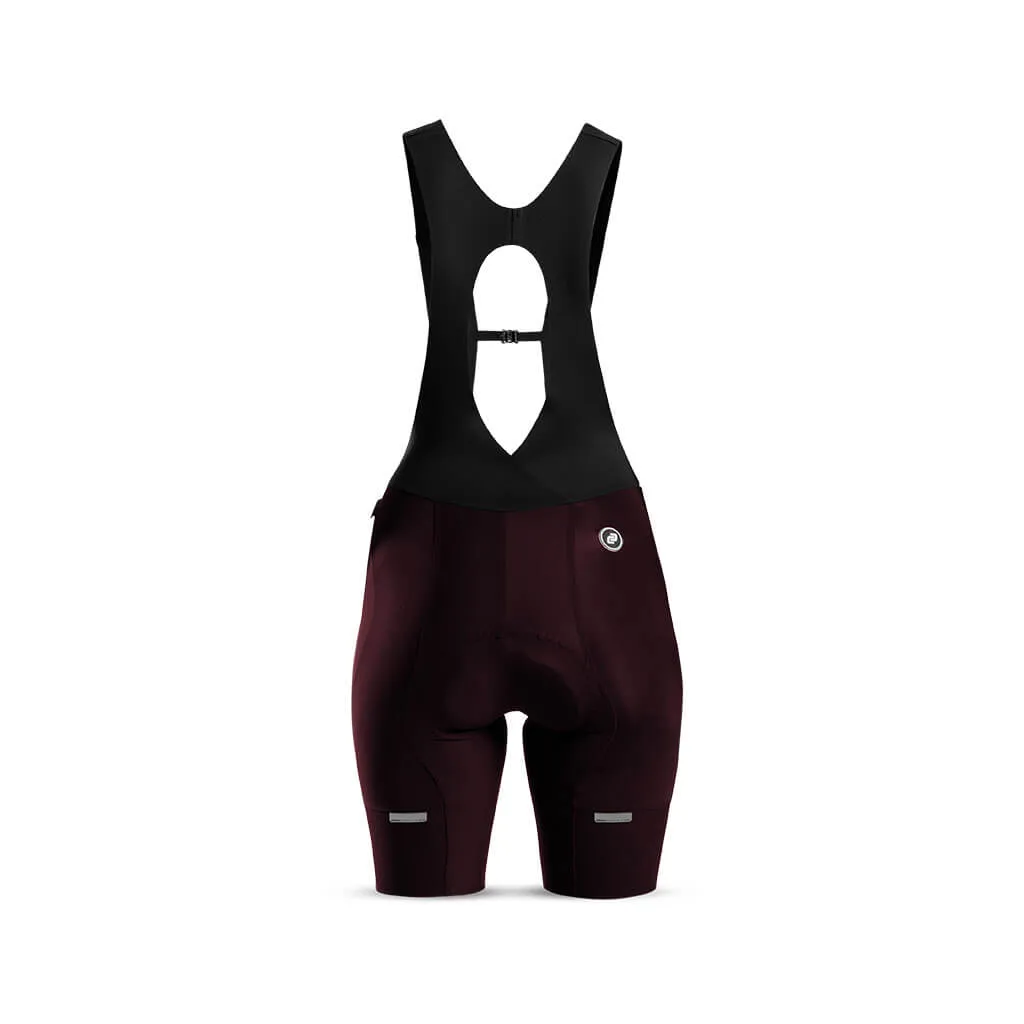 Women's Supremo Pace Bib Shorts (Coffee)