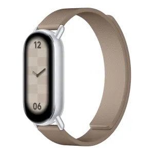 Xiaomi Smart Band 9 Magnetic Leather Bracelet In Khaki Brown