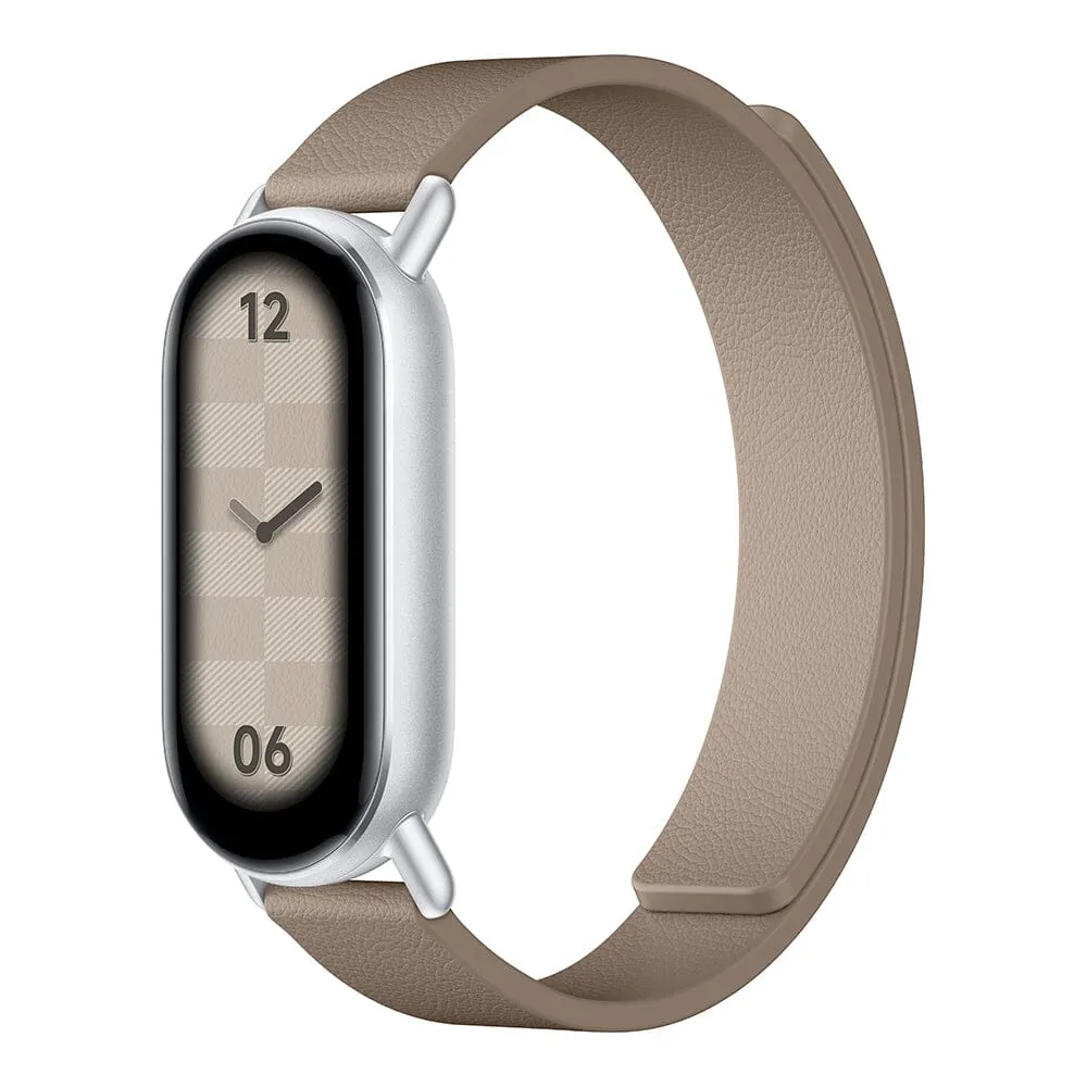 Xiaomi Smart Band 9 Magnetic Leather Bracelet In Khaki Brown