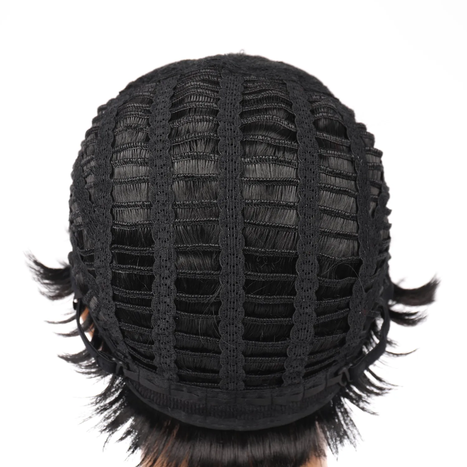 Zaela | Black Short Pixie Cut Wavy Synthetic Hair Wig